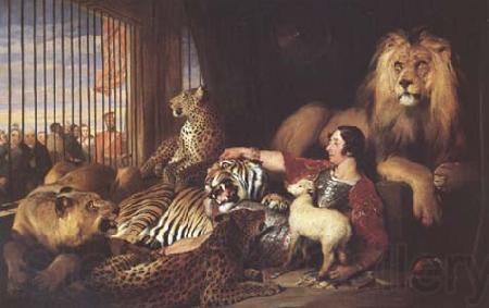 Sir Edwin Landseer Isaac Van Amburgh and his Animals (mk25) Spain oil painting art